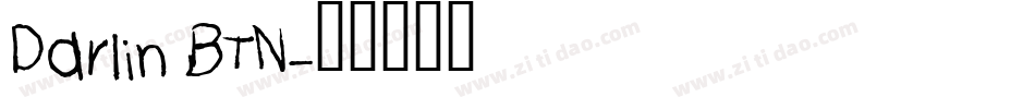 Darlin BTN字体转换